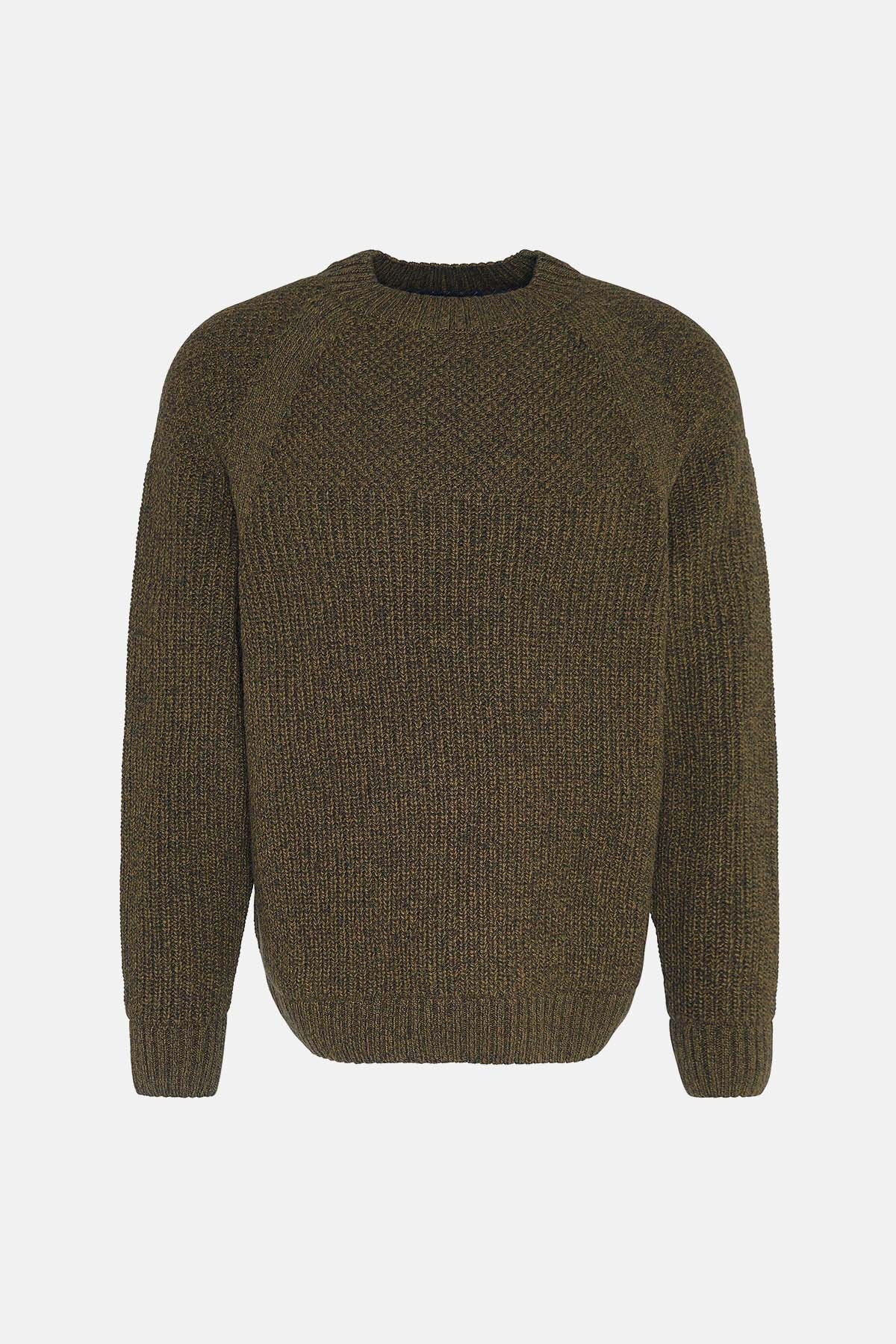 Gansey Oversized Crew Neck Jumper - SAGE MIX