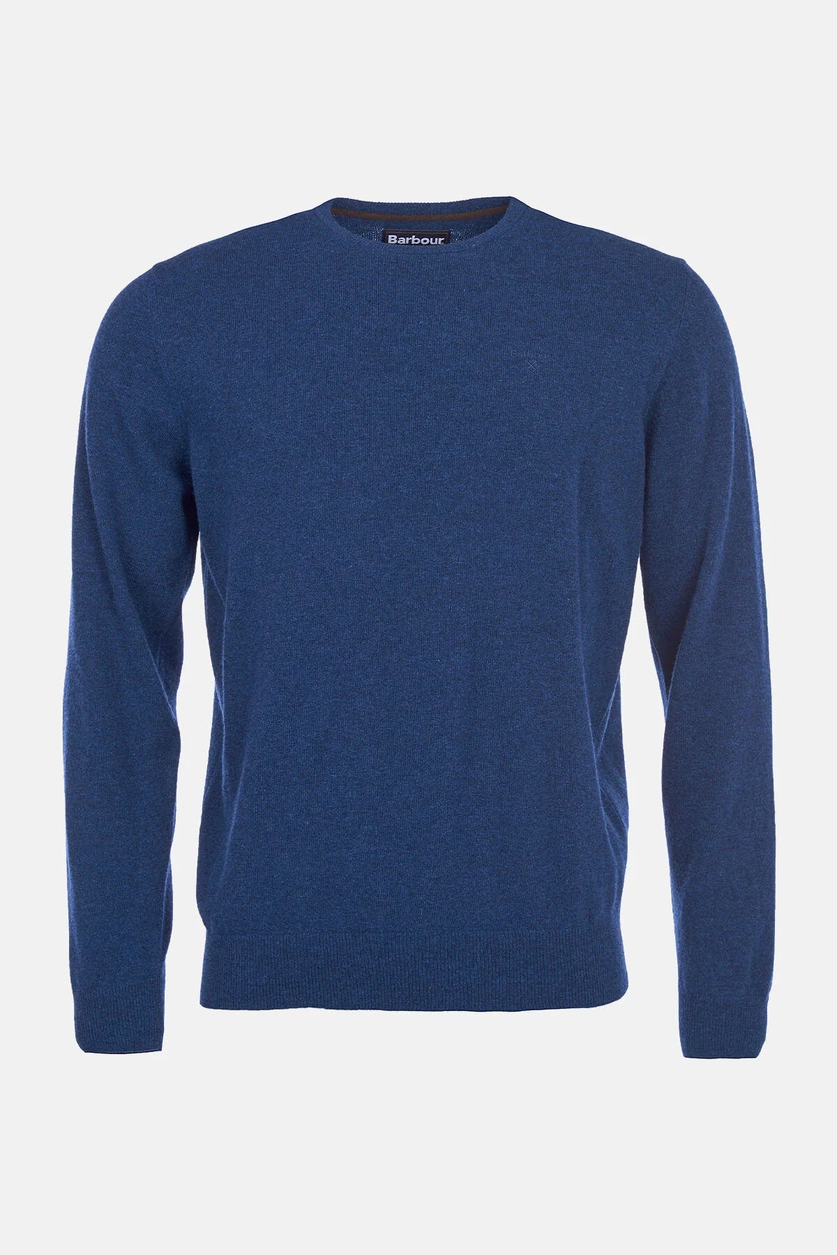 Crew Neck Wool Sweater - DEEP BLUE