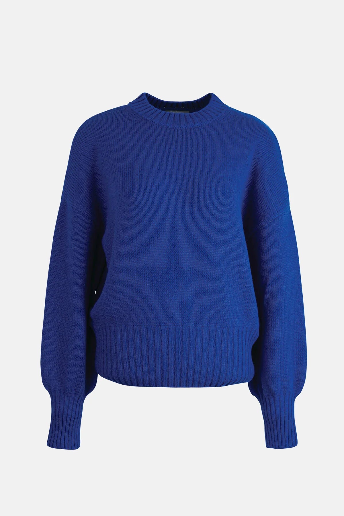 Angelina Knitted Jumper - AZURE BLUE