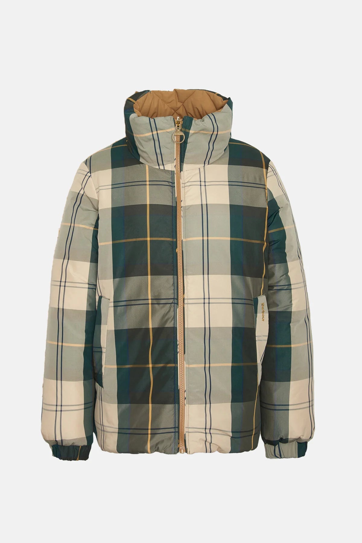Reversible Hudswell Quilted Jacket - FAWN/ANCIENT