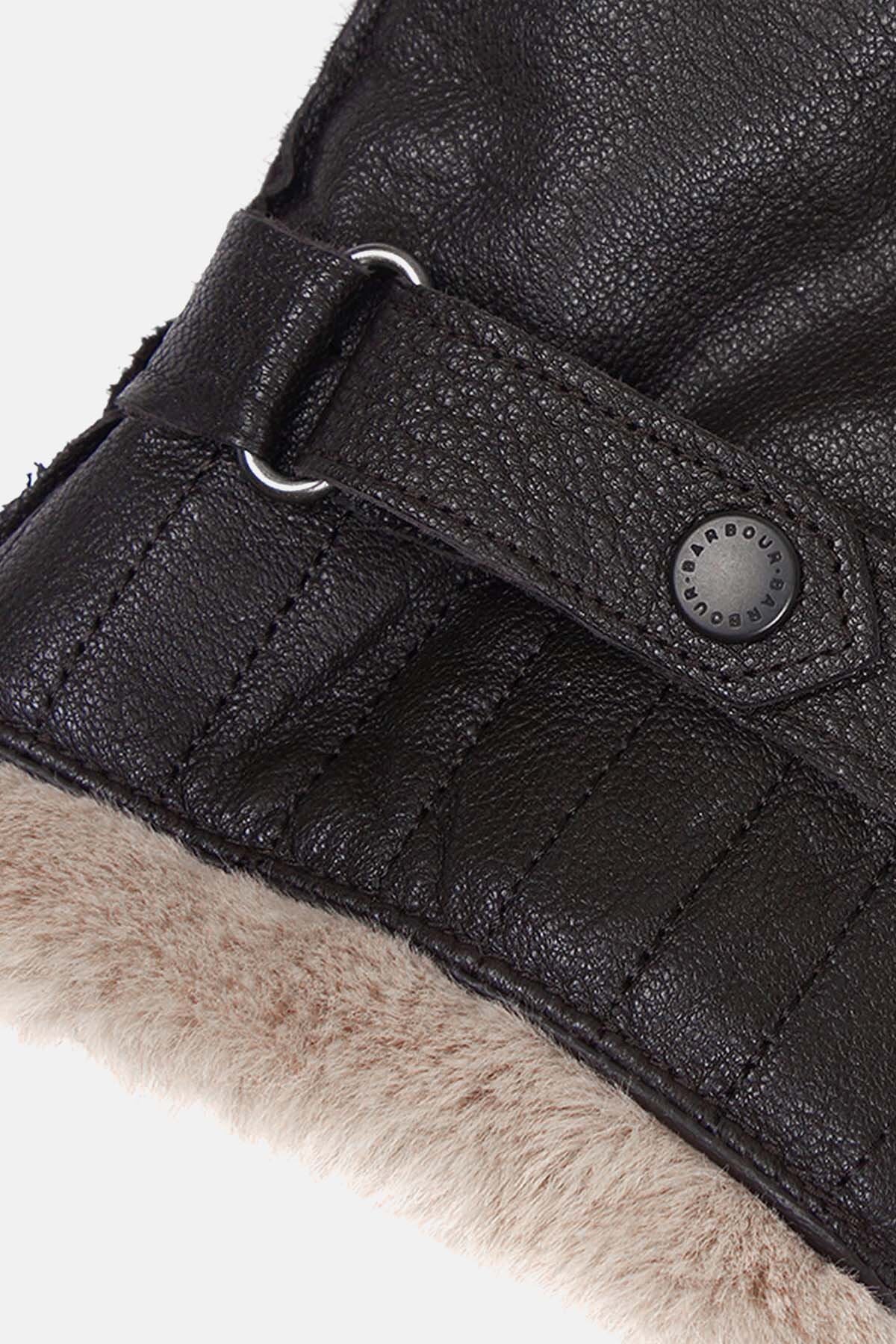 Leather Utility Gloves - BLACK