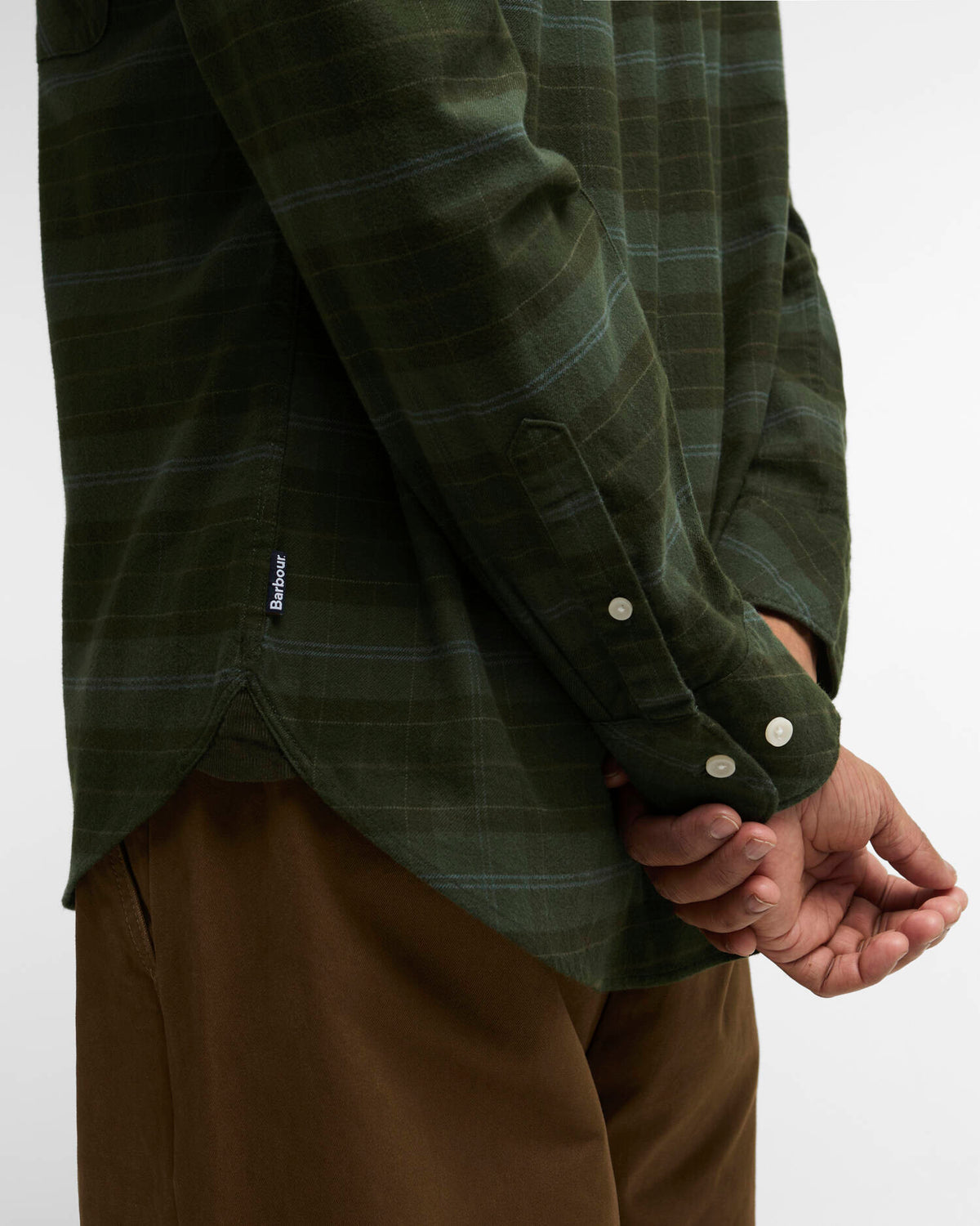 Mineral Tartan Authentic-Fit Long-Sleeved Shirt