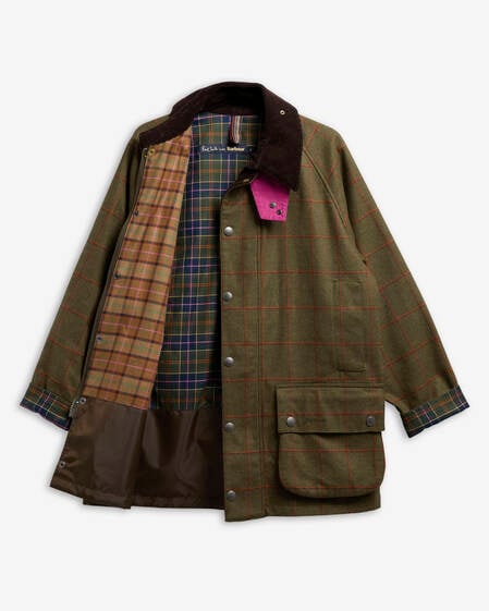 Paul Smith Loves Barbour Beaufort Wool Jacket