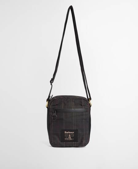 Field Tartan Waxed Crossbody Bag