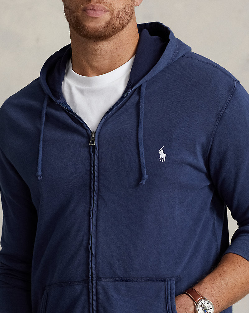Cotton Spa Terry Hoodie Newport Navy