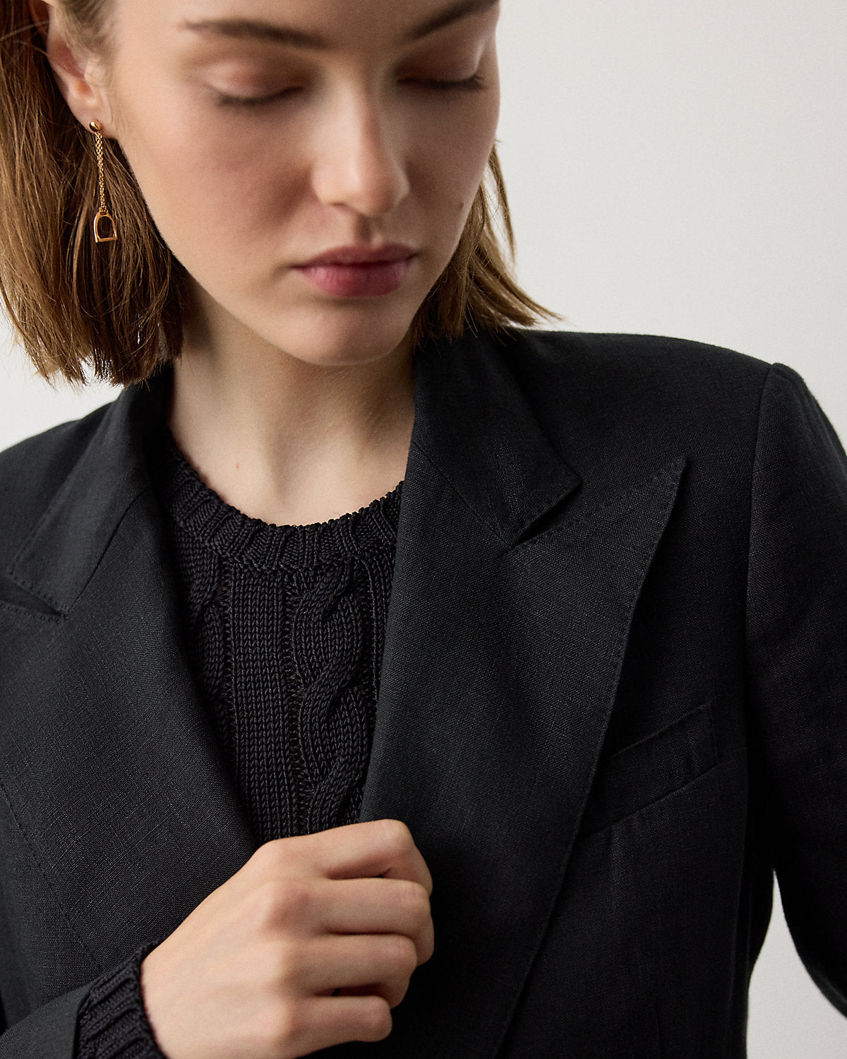 Camden Linen Jacket Black