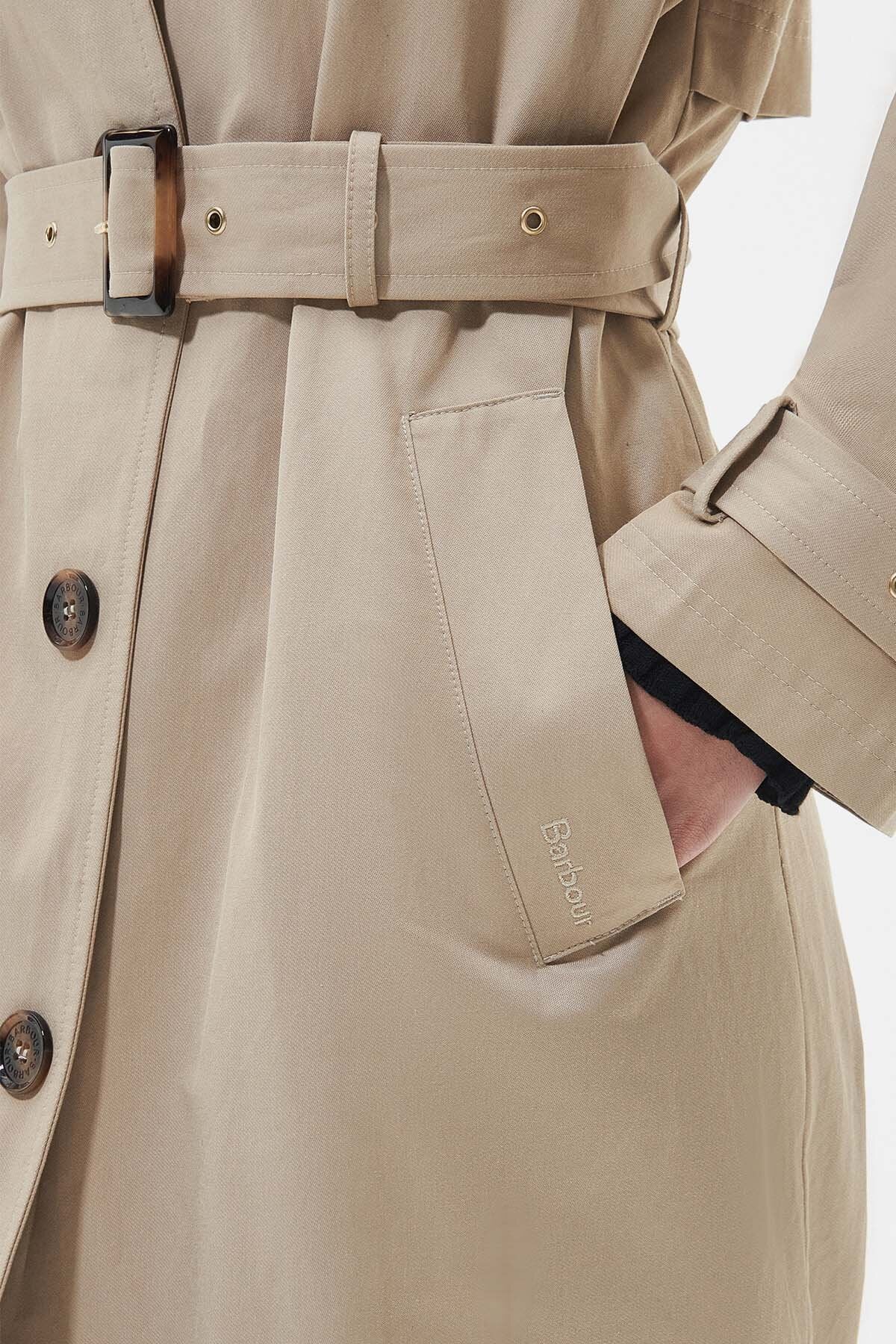 Marie Showerproof Trench Coat - LIGHT FAWN/ANCIENT P