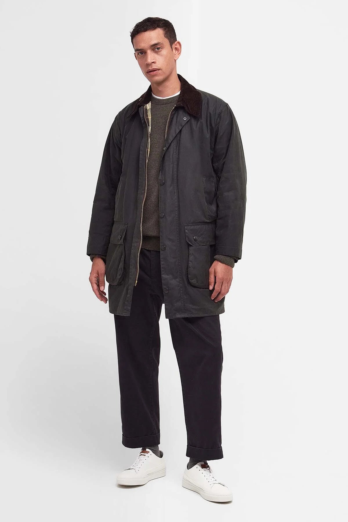 Border Wax Jacket - SAGE