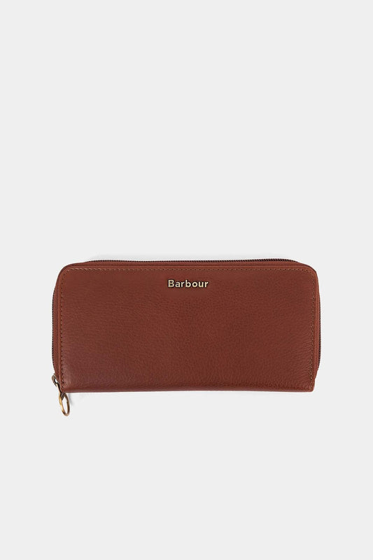 Laire Leather Matinee Purse - BROWN