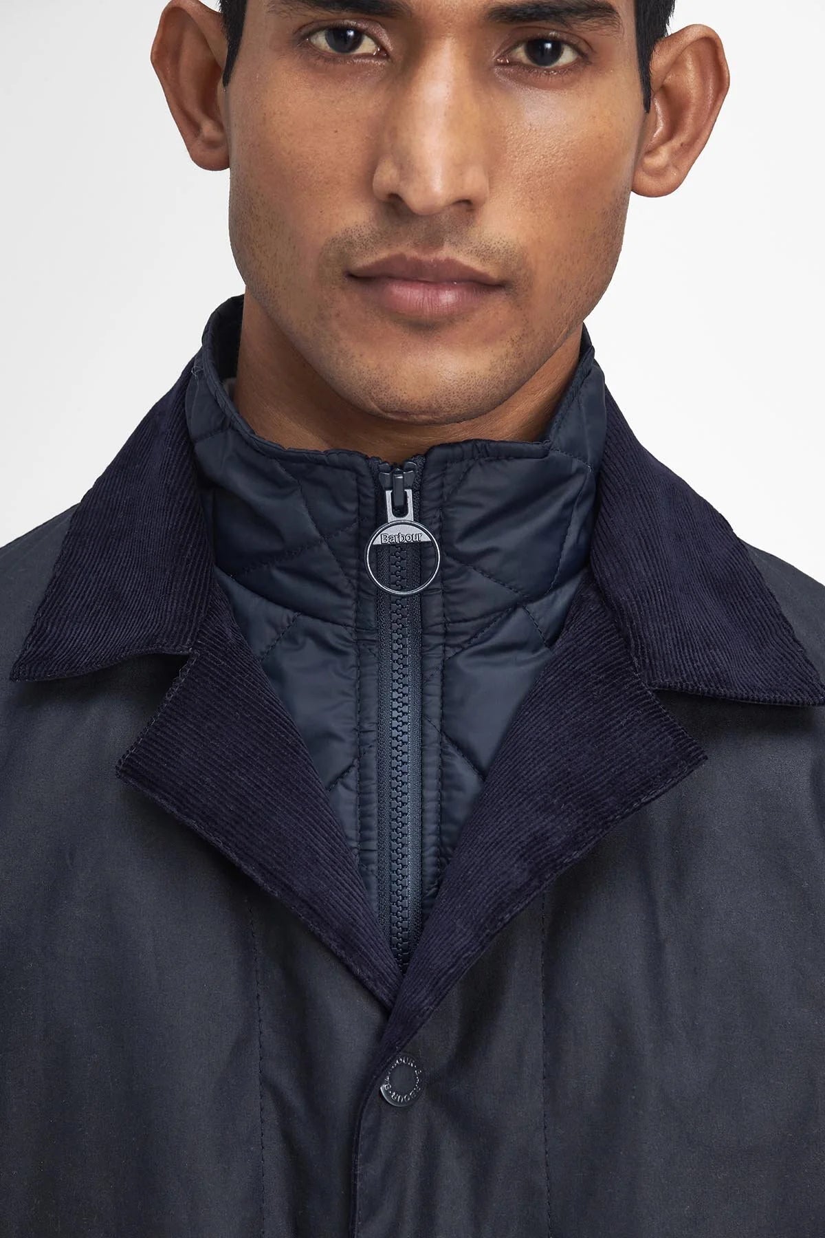 Craster Waxed Jacket - NAVY