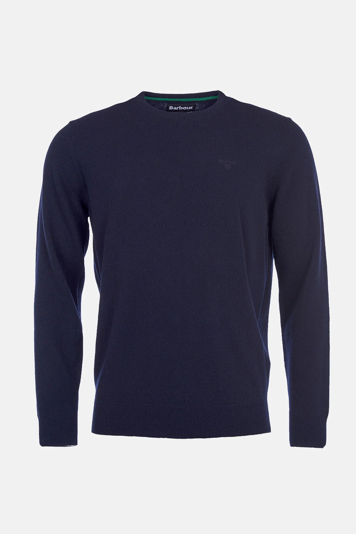 Crew Neck Wool Sweater - NAVY