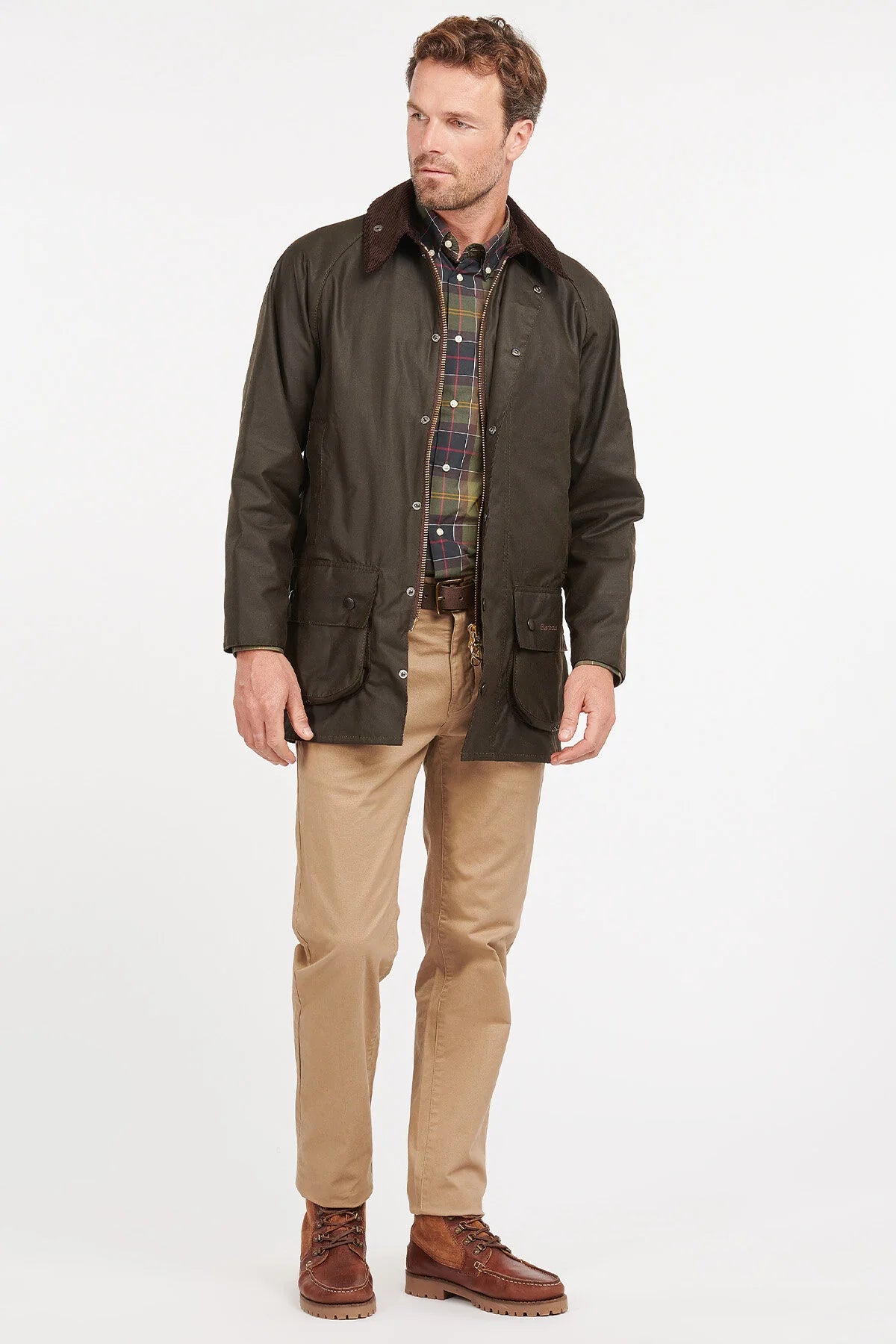 Classic Beaufort Wax Jacket - OLIVE