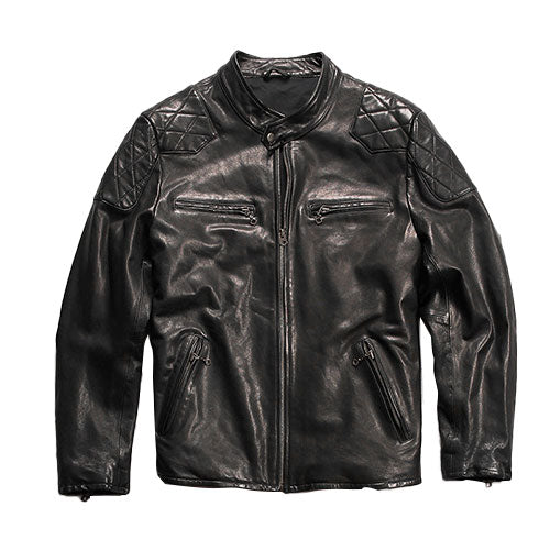 Beckham same leather jacket-J08