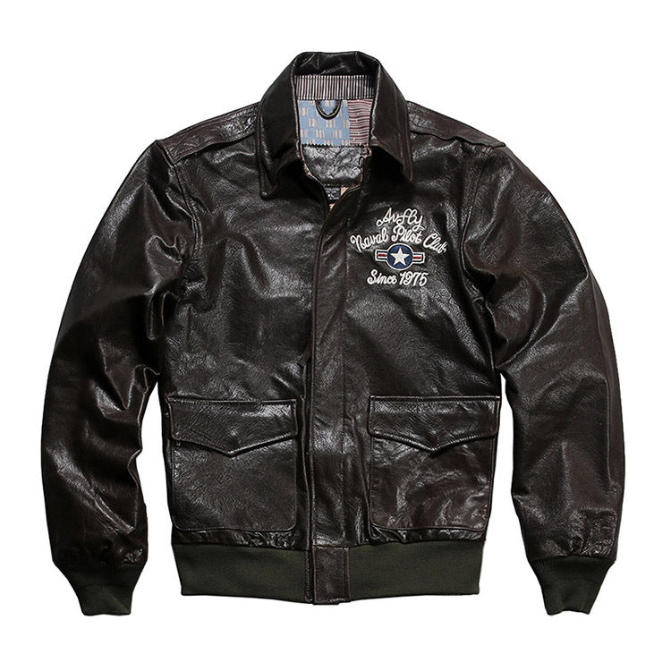 A2 Flight Leather Jacket - J55