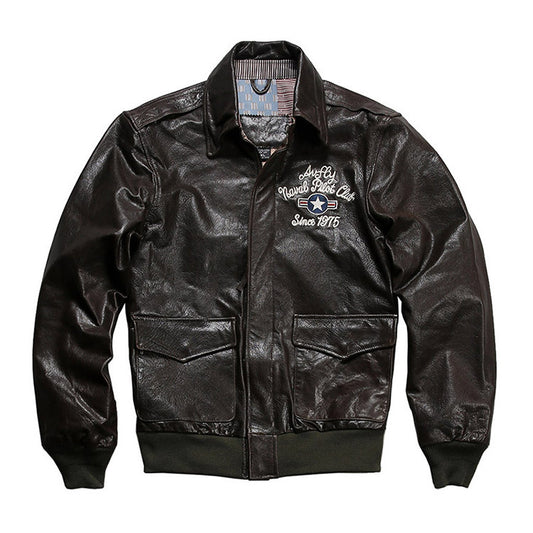 A2 Flight Leather Jacket - J55