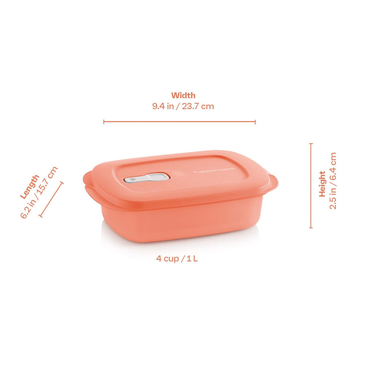 CrystalWavePLUS | Rectangular | 4cup / 1 L