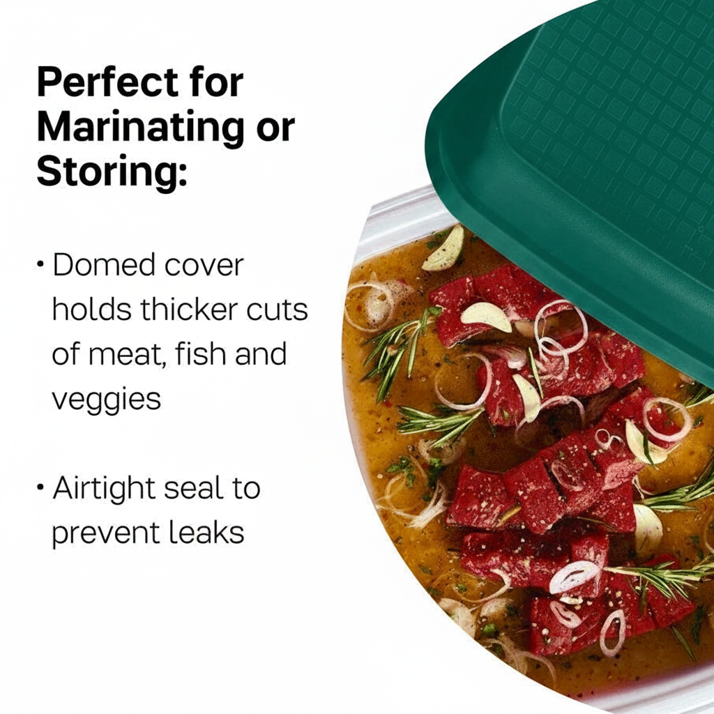 SeasonServeMarinating Food Storage Container with Lid