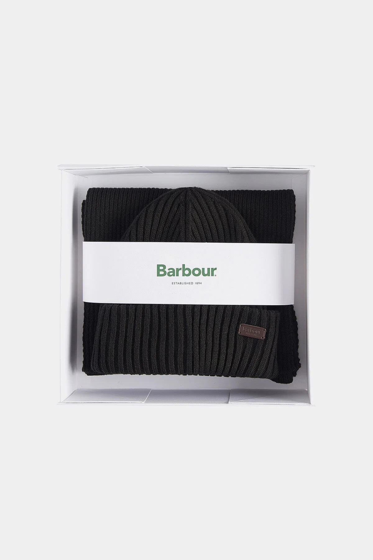 Crimdon Beanie & Scarf Gift Set - BLACK