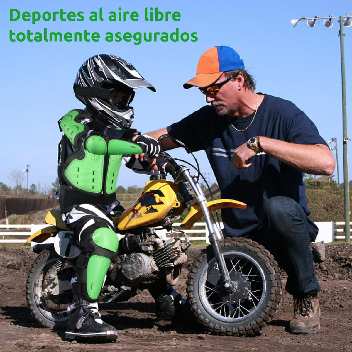 Teenager 5-piece off-road motorcycle gear set - A07