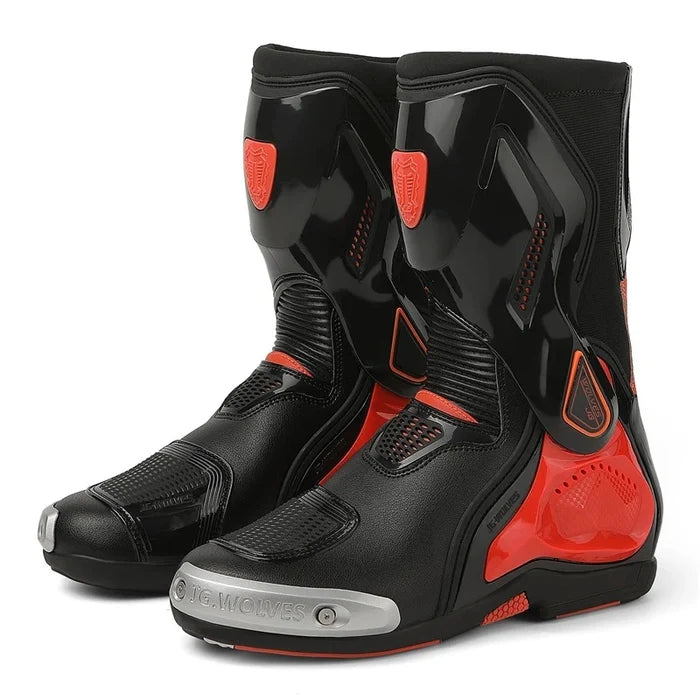 Anti-collision road breathable motorcycle riding boots-B03