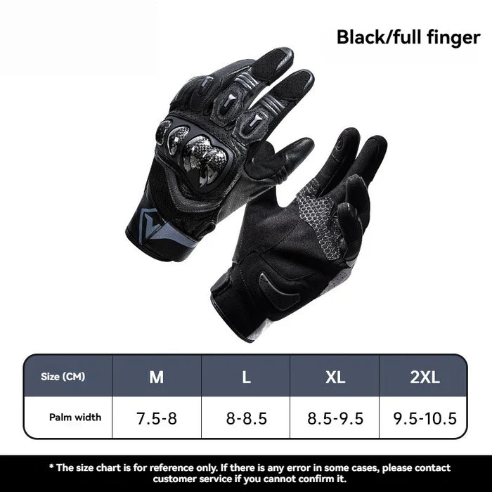 3K Carbon Fiber Shockproof Touchscreen Gloves-G11