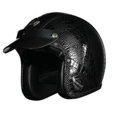 Black alligator leather