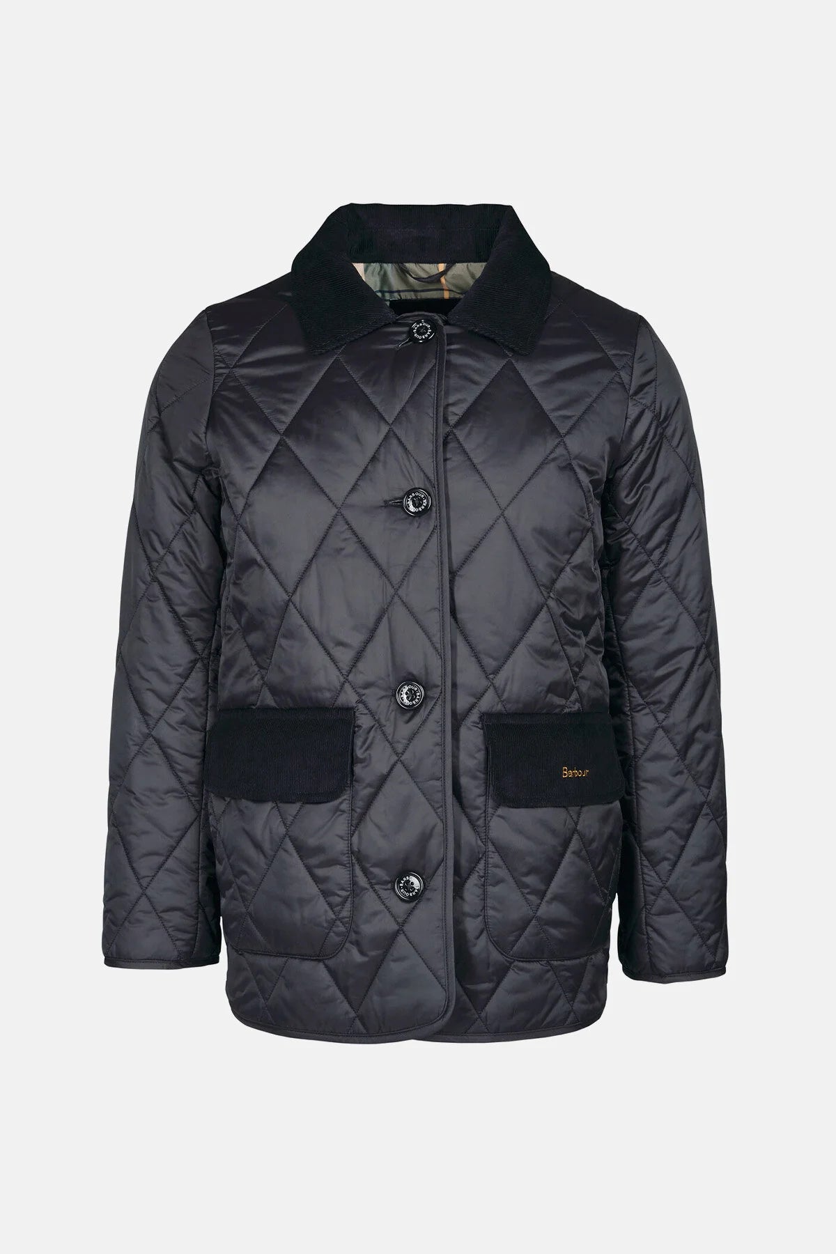 Bragar Quilted Jacket - BLACK/ANCIENT