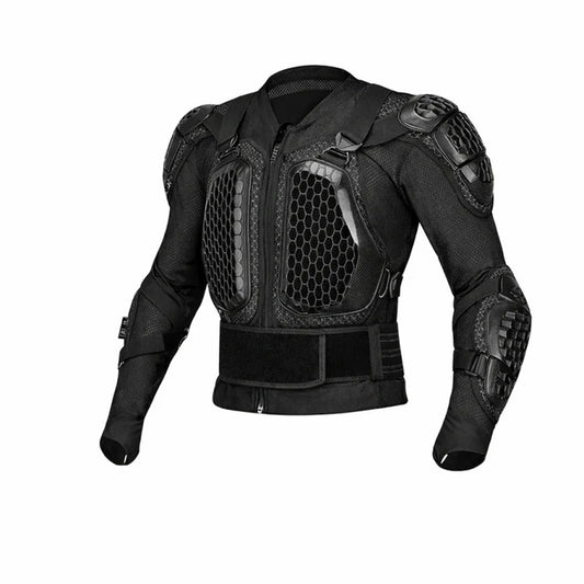 CE-Certified Motorcycle Body Armor – Full Chest & Back Protection (Plus Size)-A01