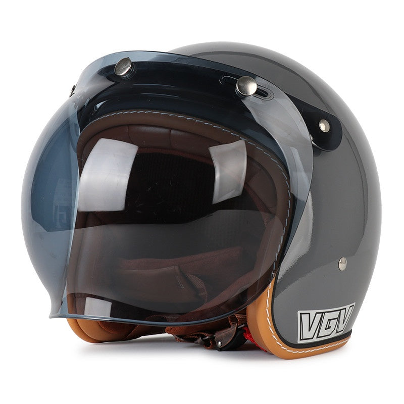 DOT Motorcycle Helmet 3/4 Half Helmet-H38