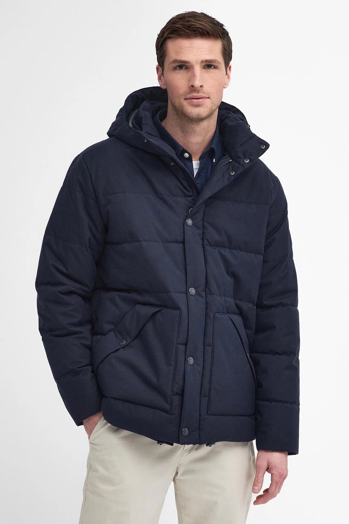 Brampton Puffer Jacket - DARK NAVY