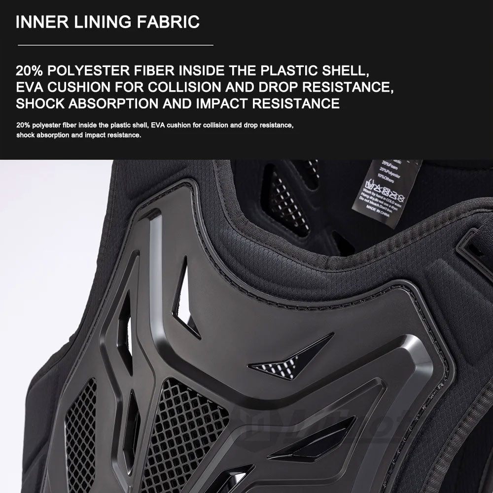 Motorcycle riding protective vest-A05