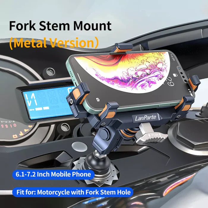 🔥Dual shock-absorbing aluminum alloy motorcycle phone holder - S01