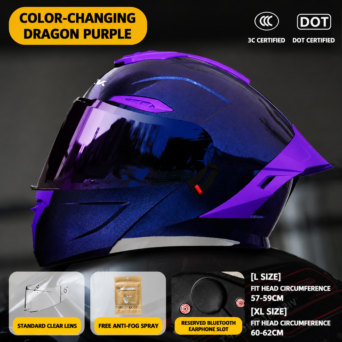 Sport Modular Motorcycle Helmet -H27