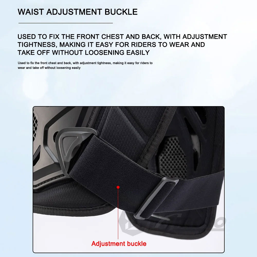 Motorcycle riding protective vest-A05