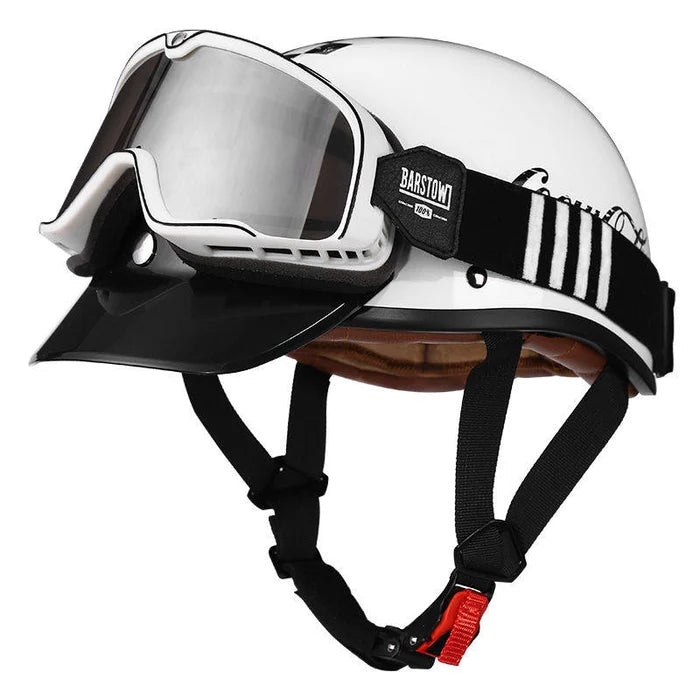 Retro half-helmet, summer travel gear-H48