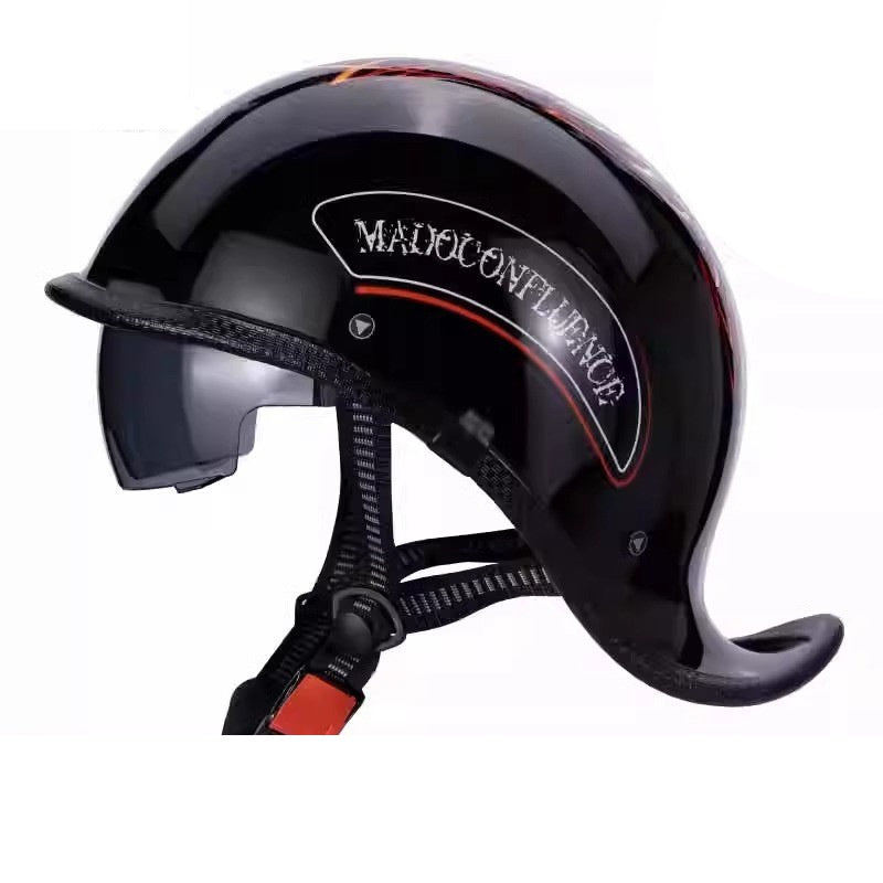 Retro motorcycle half helmet-H44