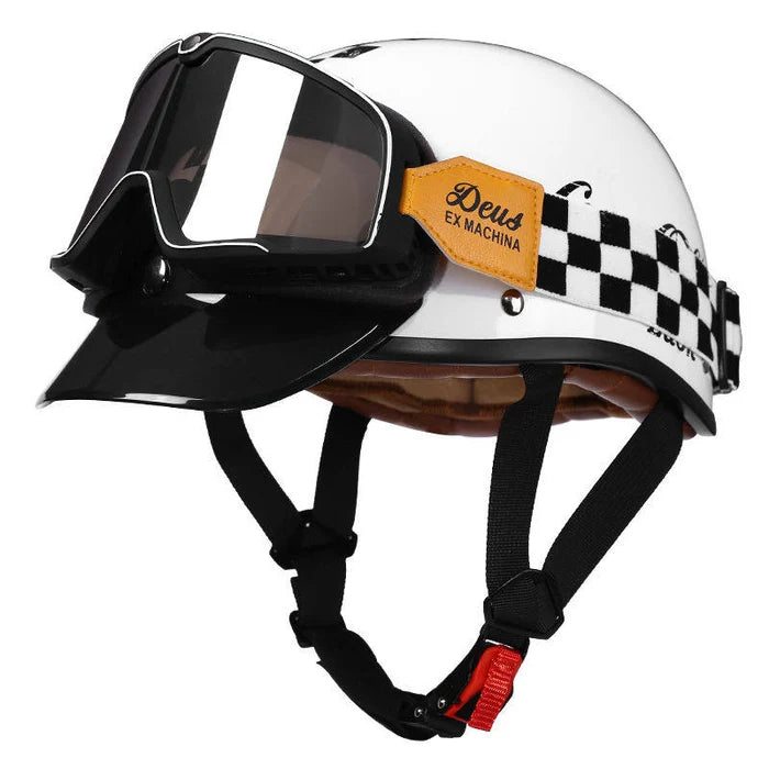 Retro half-helmet, summer travel gear-H48