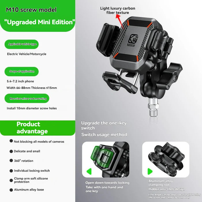Wireless PD fast charging shock-absorbing anti-theft bracket-S04