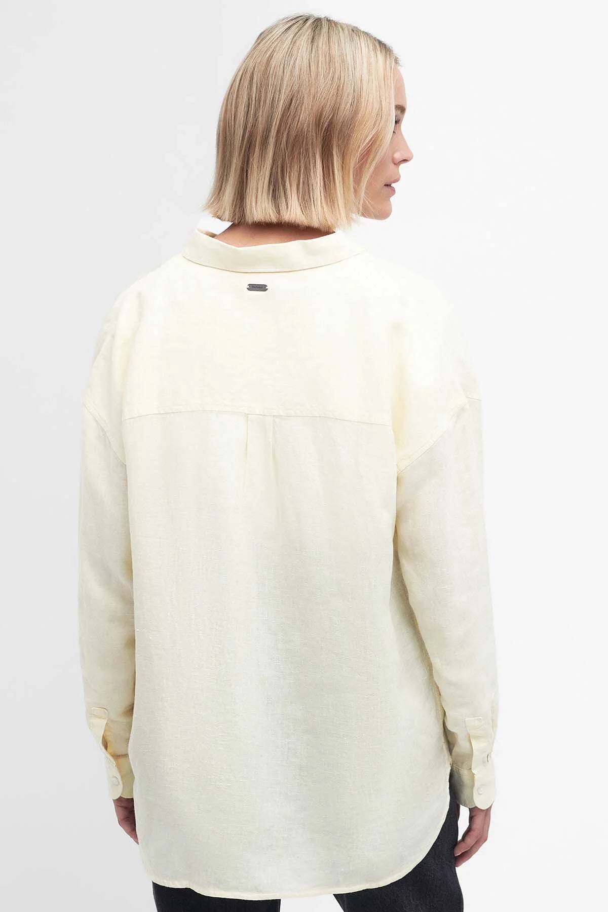 Hampton Relaxed Linen Shirt - LEMON SOUFFLE