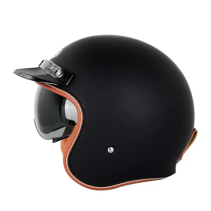 DOT Vintage Retro Motorcycle Helmet-H01