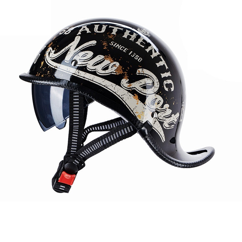 Retro motorcycle half helmet-H44