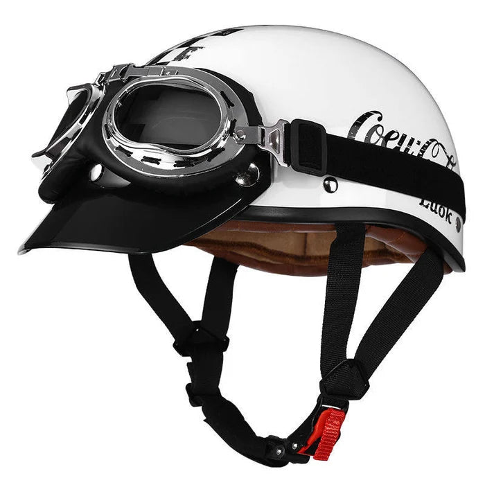 Retro half-helmet, summer travel gear-H48