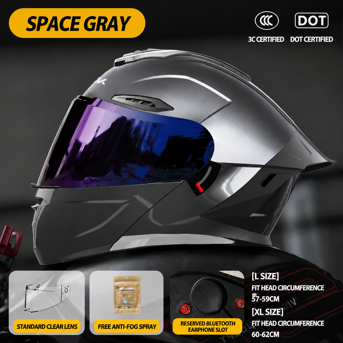Sport Modular Motorcycle Helmet -H27