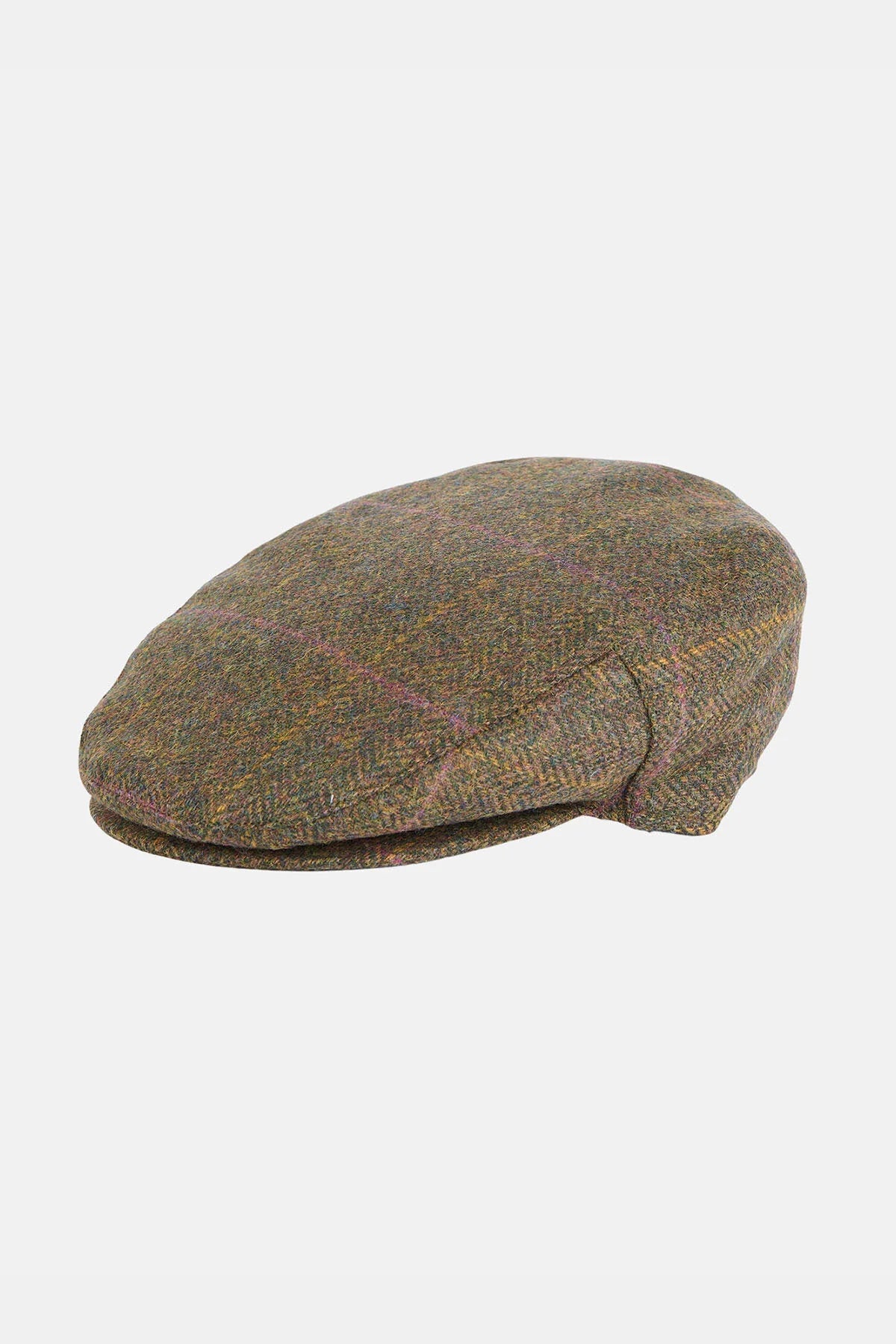 Cairn Flat Cap - OLIVE/PURPLE/RED