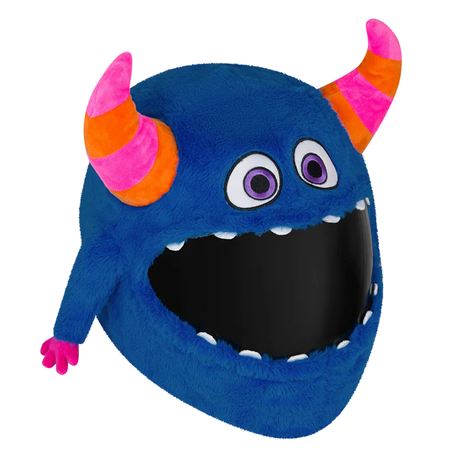 Motorcycle Helmet Cover - Horned Monster