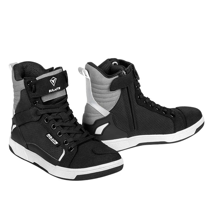 Motorcycle riding boots retro breathable-B01