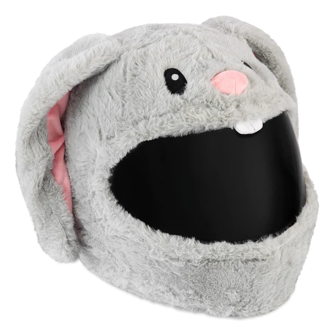 Motorcycle Helmet Cover - Cute Bunny