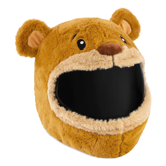 Motorcycle Helmet Cover - Teddy Bear