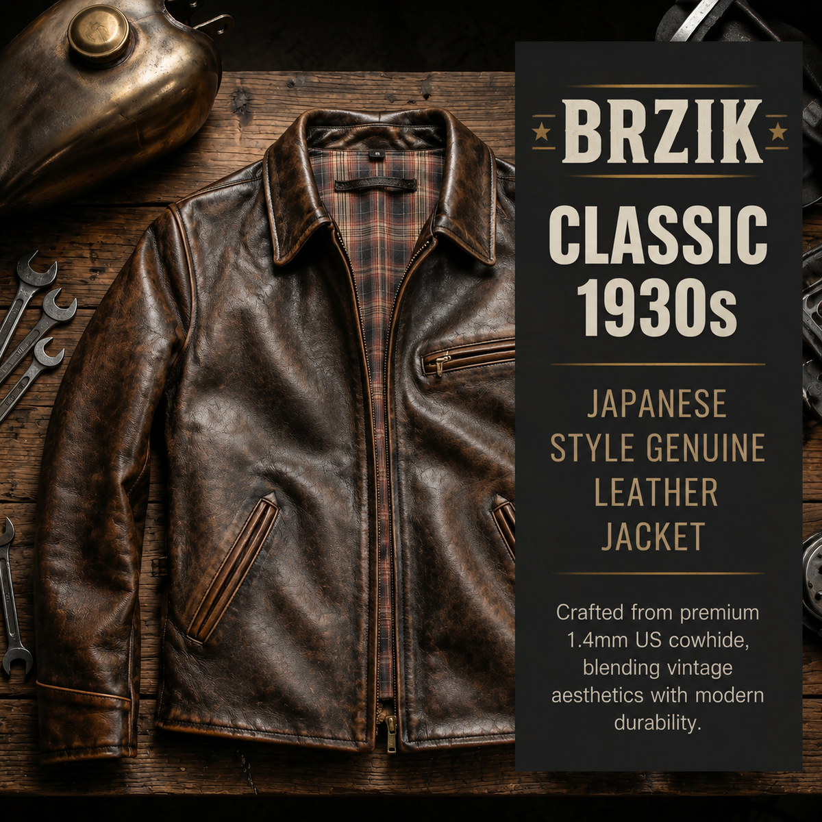 American Goddess 1930 Cowhide Jacket - J45