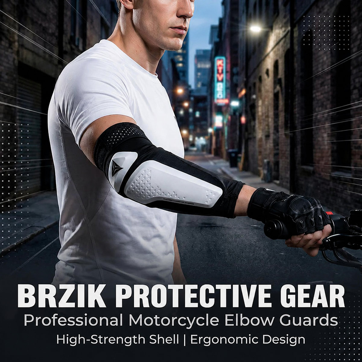 Motorcycle Riding Soft-Shell Protective Elbow Guards-Y26